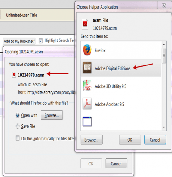 Downloading eBooks to read with Adobe Digital Editions MacOdrum Library